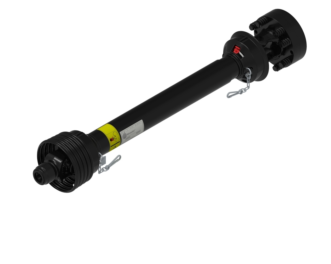 Карданный вал с фрикционной муфтой,AB4,860MM,FR 1250NM,SSL 1 3/8