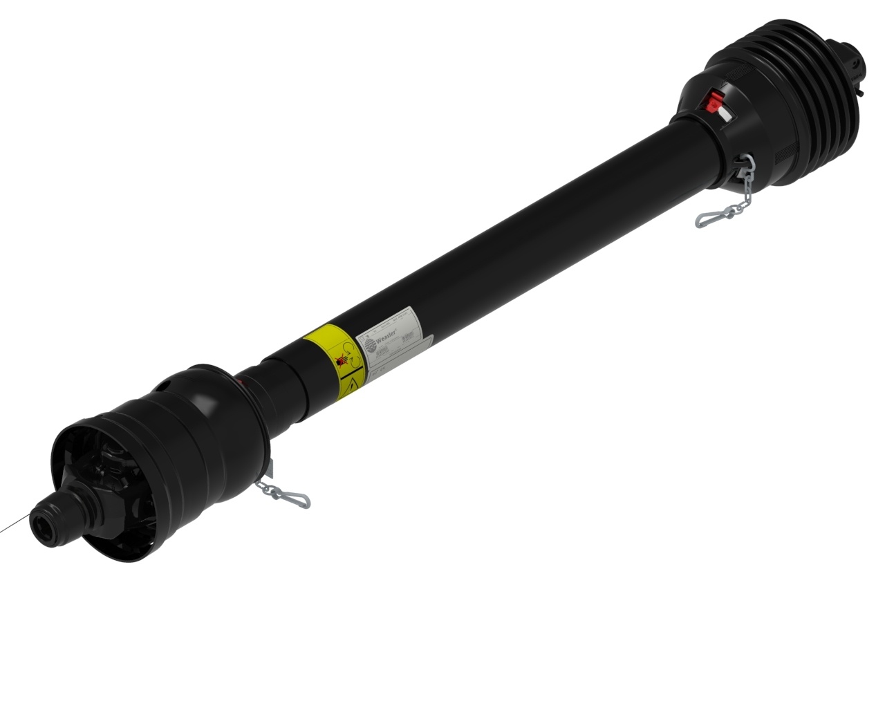 Широкоугольный карданный вал WWCV, AB8-80, 1010MM, AL 1 3/8